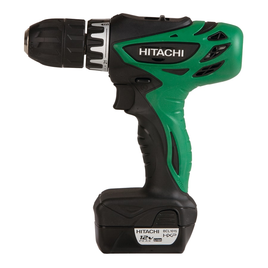 Hitachi 12 Volt 38 In Cordless Drill With Battery And Hard Case In The