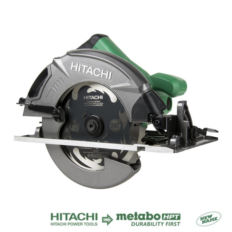 Hitachi 7-1/4-in 15-Amp Corded Circular Saw with Aluminum Shoe and Soft Case