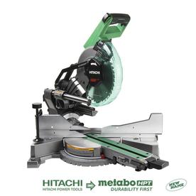 Hitachi 10-in 15-Amp Dual Bevel Sliding Laser Compound Miter Saw