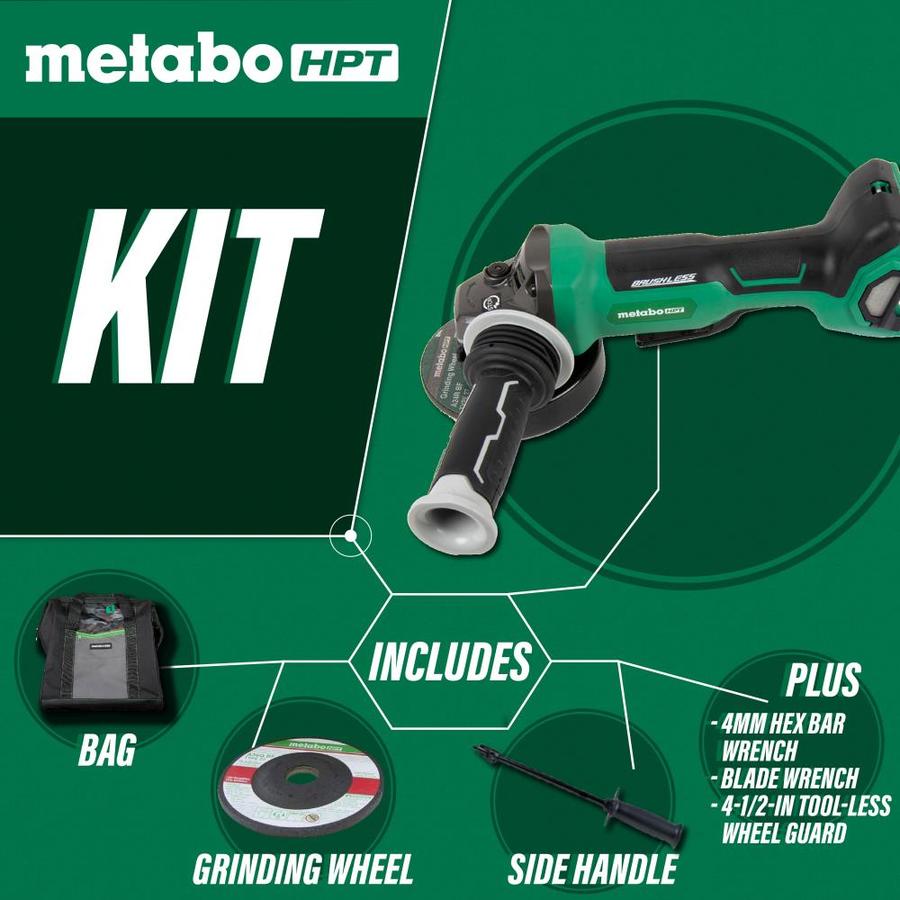 Metabo HPT 36V B-LESS 4-1/2-IN GRINDER(BARE) At Lowes.com