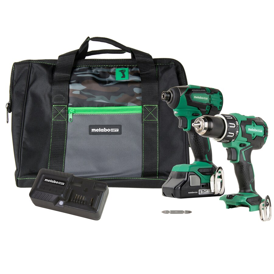 Hitachi 2 Tool 18 Volt Brushless Power Tool Combo Kit With Soft Case Charger Included And 1