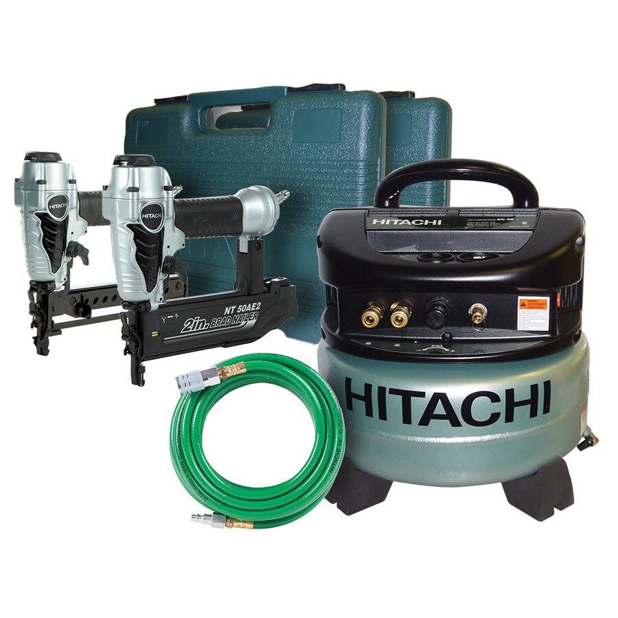 Hitachi 6-Gallon Portable 145-PSI Electric Pancake Air ...