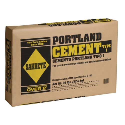Portland Type 1 Cement Package Size Brand Name Quikrete Product Type 47 lb.
