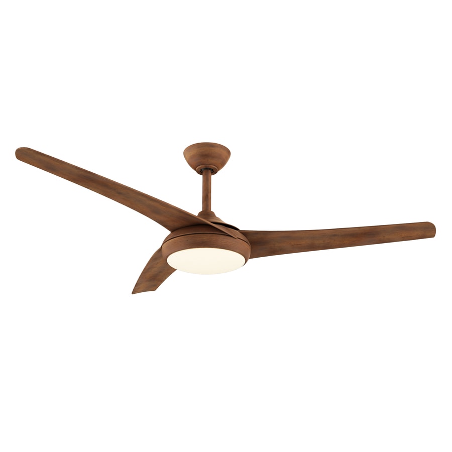 Minka Ceiling Fan Co Aeroflo 52 In Distressed Brown Led Indoor