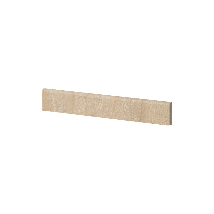 Serenissima Travertini Cream Glazed Porcelain Tile At Lowes