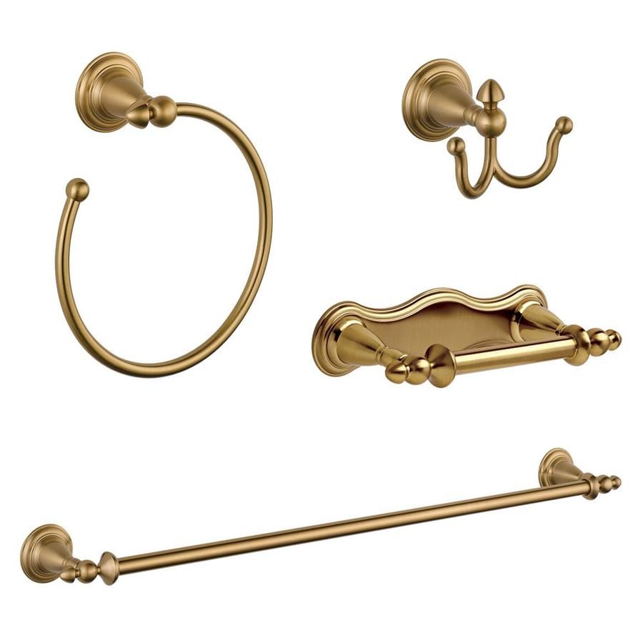 DELTA 4-Piece Victorian Champagne Bronze Decorative ...