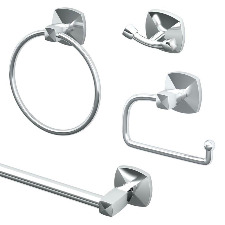 Gatco Gatco KAJEW4PC Jewel 4Piece Bathroom Accessory Kit, Chrome at