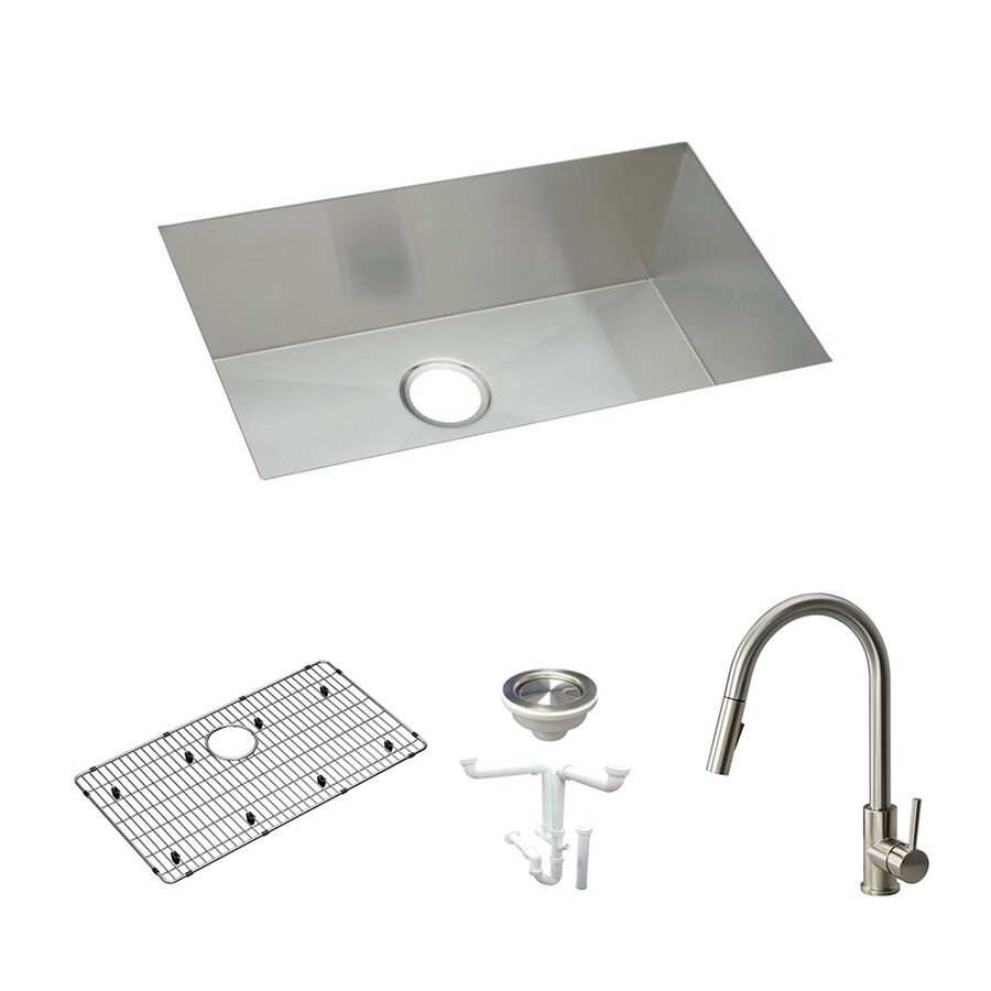 Elkay Crosstown 30 5 In X 18 Polished Satin Single - Elkay Crosstown Stainless Steel Single Bowl Undermount Sink Elkay Crosstown 30 5 In X 18 Polished Satin Single - Elkay Crosstown Stainless Steel Single Bowl Undermount Sink