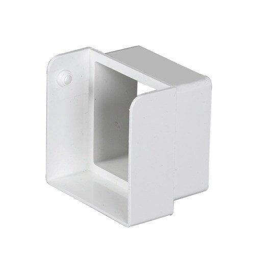 Amerimax Contemporary 2.562in White Vinyl Downspout Diverter in the