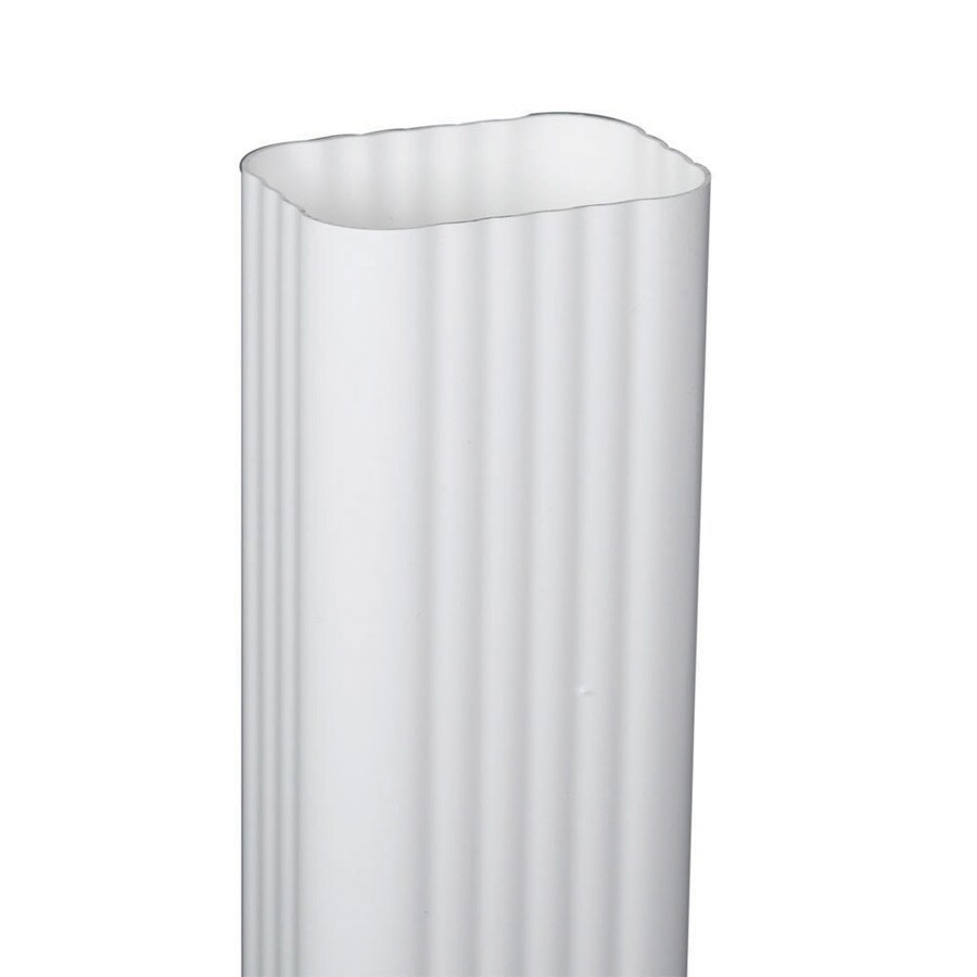 Amerimax Traditional 15.188-in White Vinyl Downspout Extension