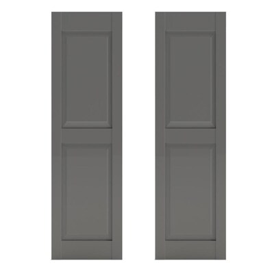 Southern Shutter 2 Pack Primed Cedar Raised Panel Wood Exterior Shutters Common 16 In X 54 Actual At Lowes 2 Pack Primed Cedar Raised Panel Wood