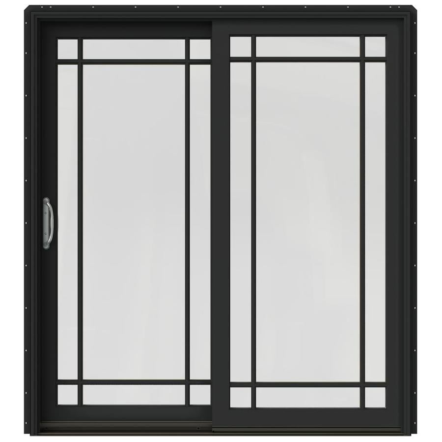 Jeld Wen Simulated Divided Light Bronze Clad Wood Left Hand