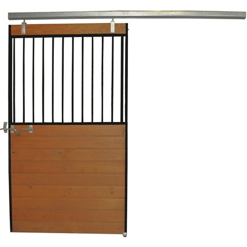Country Manufacturing 4 Ft X 7 Ft Steel Fixed Door Horse Stall At