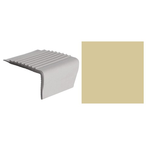 FLEXCO Stair Nose 10Pack 2.5in x 144in Honey Vinyl Stair Nosing at