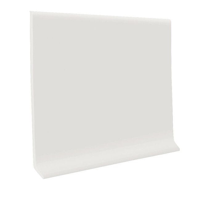 Flexco 2.5-in True White Vinyl Floor Base Flexco 2.5-in True White Vinyl Floor Base
