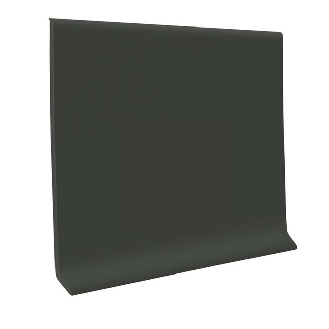 Flexco 2.5-in Black/Brown Vinyl Floor Base Flexco 2.5-in Black/Brown Vinyl Floor Base