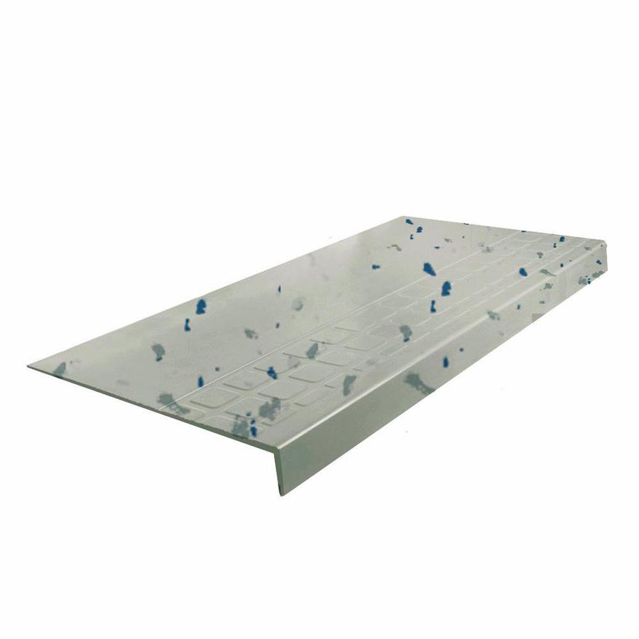 FLEXCO 800 Series Rubber Stair Tread 6Pack 12.25in x 42in Light