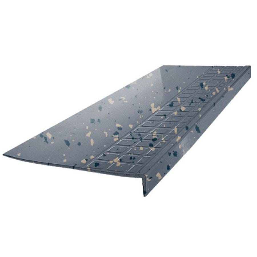 FLEXCO #800 Series Rubber Stair Tread 6-Pack 12.25-in x 60-in Blue ...