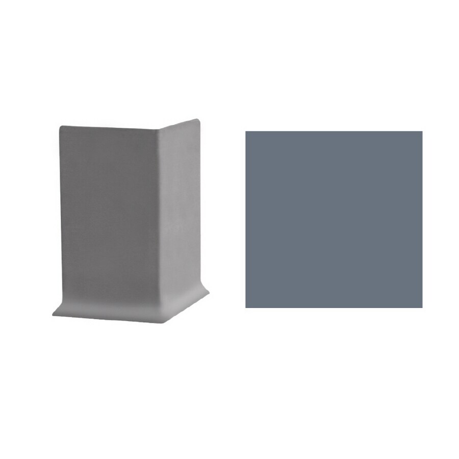 Flexco 4-in Blue Shadow Vinyl Floor Base