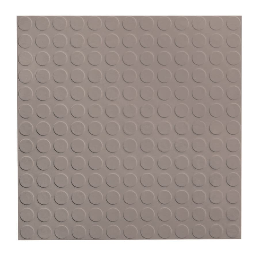 FLEXCO RBT8D1P023 RBT Tile 18-in x 18-in Pebble Full-Spread Adhesive Rubber Tile Multipurpose Flooring