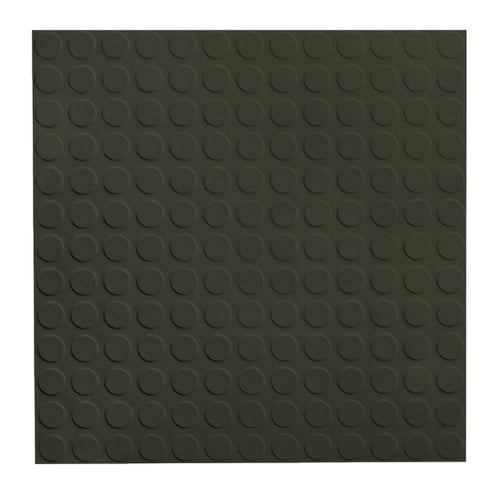 Flexco RLT Rubber Floor Tile 18in x 18in Black/Brown Glue (Adhesive