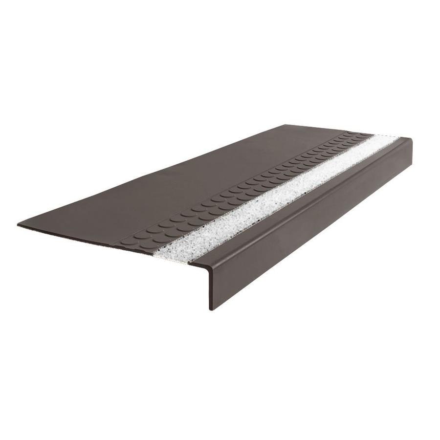 FLEXCO Rubber Stair Tread Radial Square Nose w/Grit Strip #575 54"x.3125"x12.25" at Lowes.com