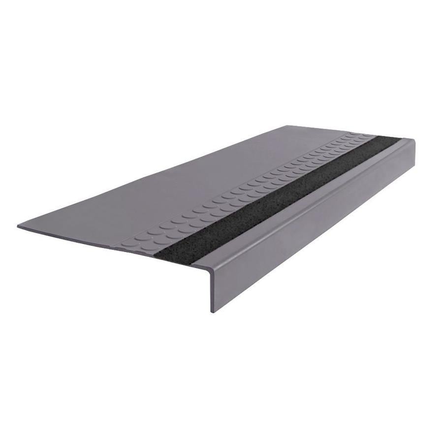 FLEXCO Rubber Stair Tread Radial Square Nose with Grit Strip #575 42