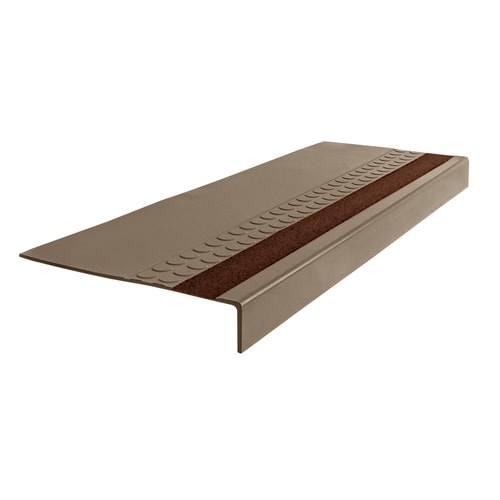 Flexco #575 Series 12-in x 42-in Milk Chocolate Stair Tread in the ...