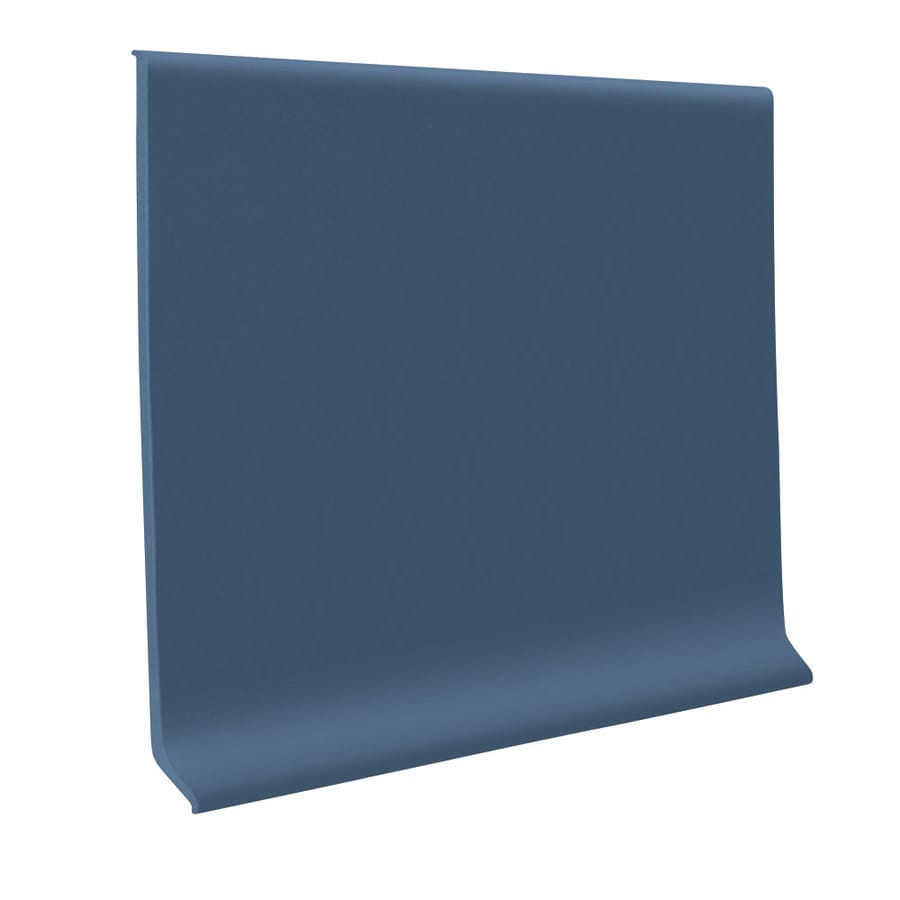 Shop FLEXCO 30Pack 2.5in W x 4ft L Blue Vinyl Wall Base at