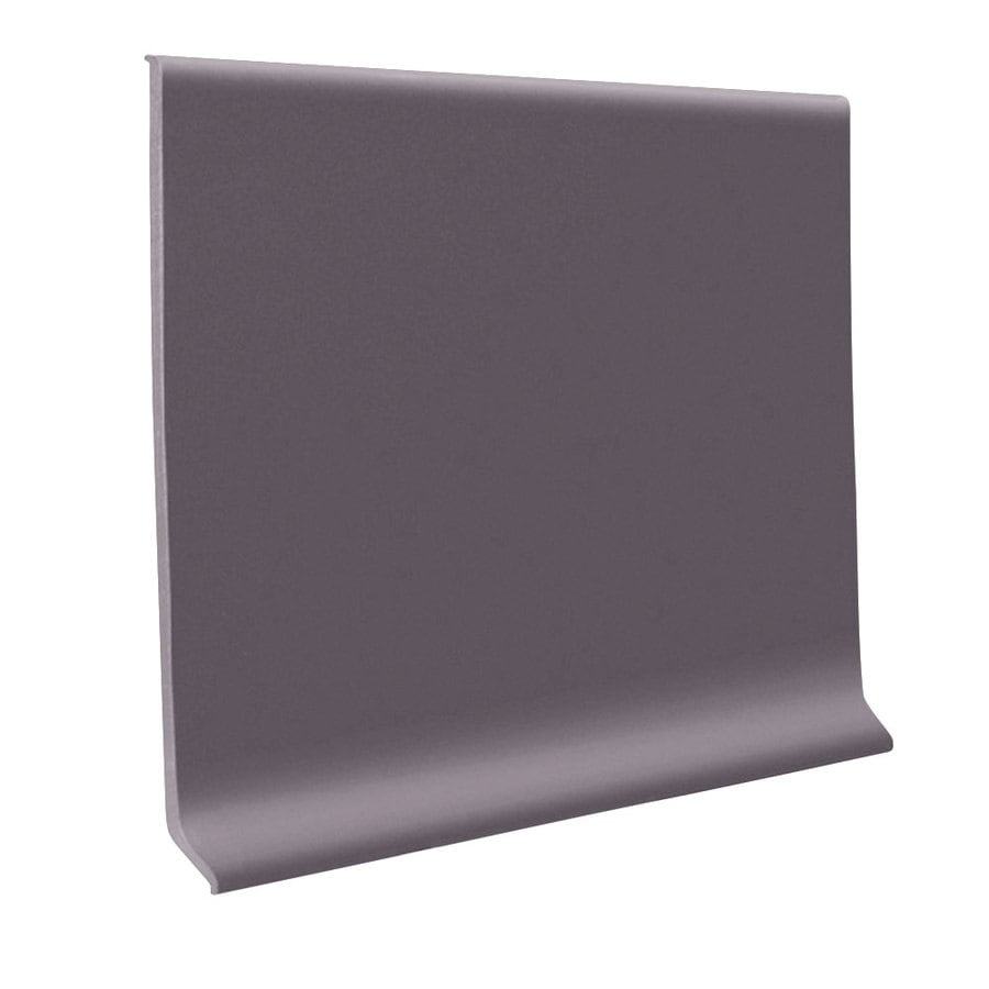 FLEXCO 4in W x 120ft L Charcoal Vinyl Wall Base at