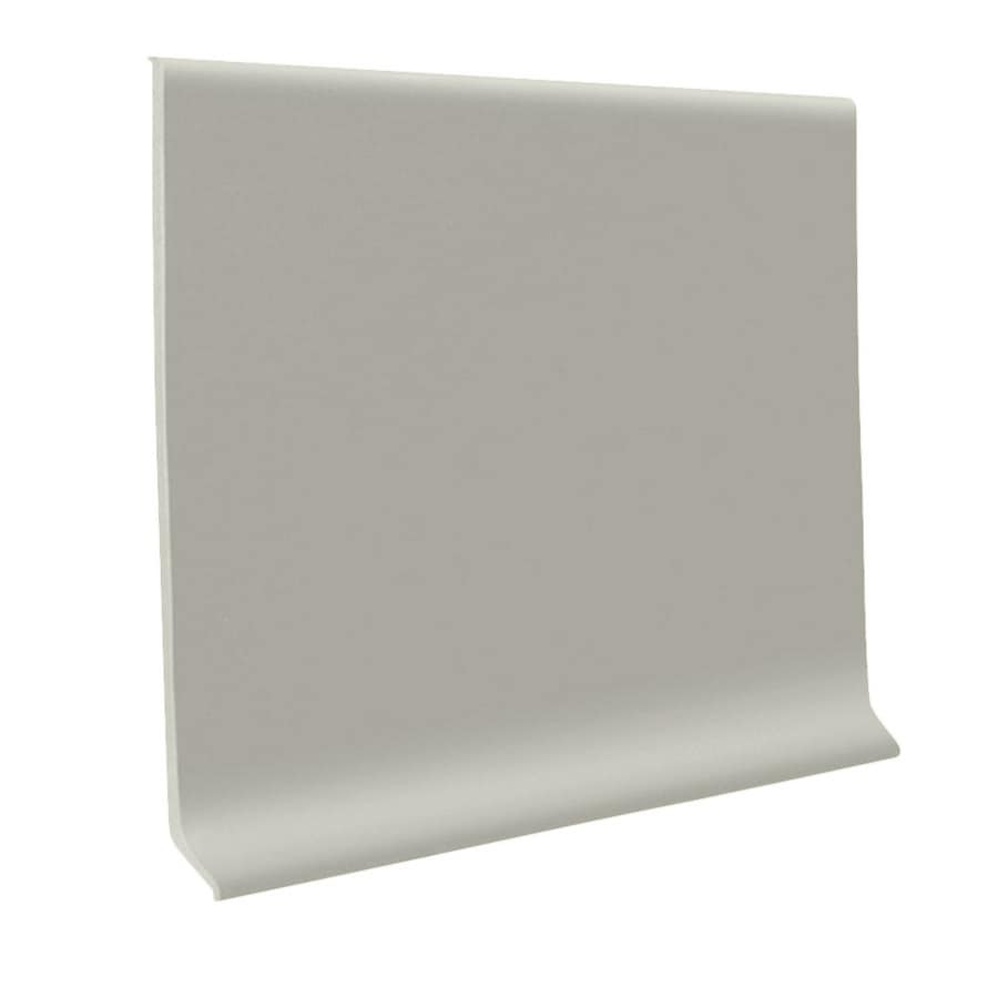 Flexco 4 In W X 120 Ft L Light Gray Vinyl Wall Base At Lowes Flexco 4 In W X 120 Ft L Light Gray Vinyl Wall Base