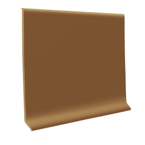 FLEXCO 4in W x 120ft L Ginger Vinyl Wall Base at