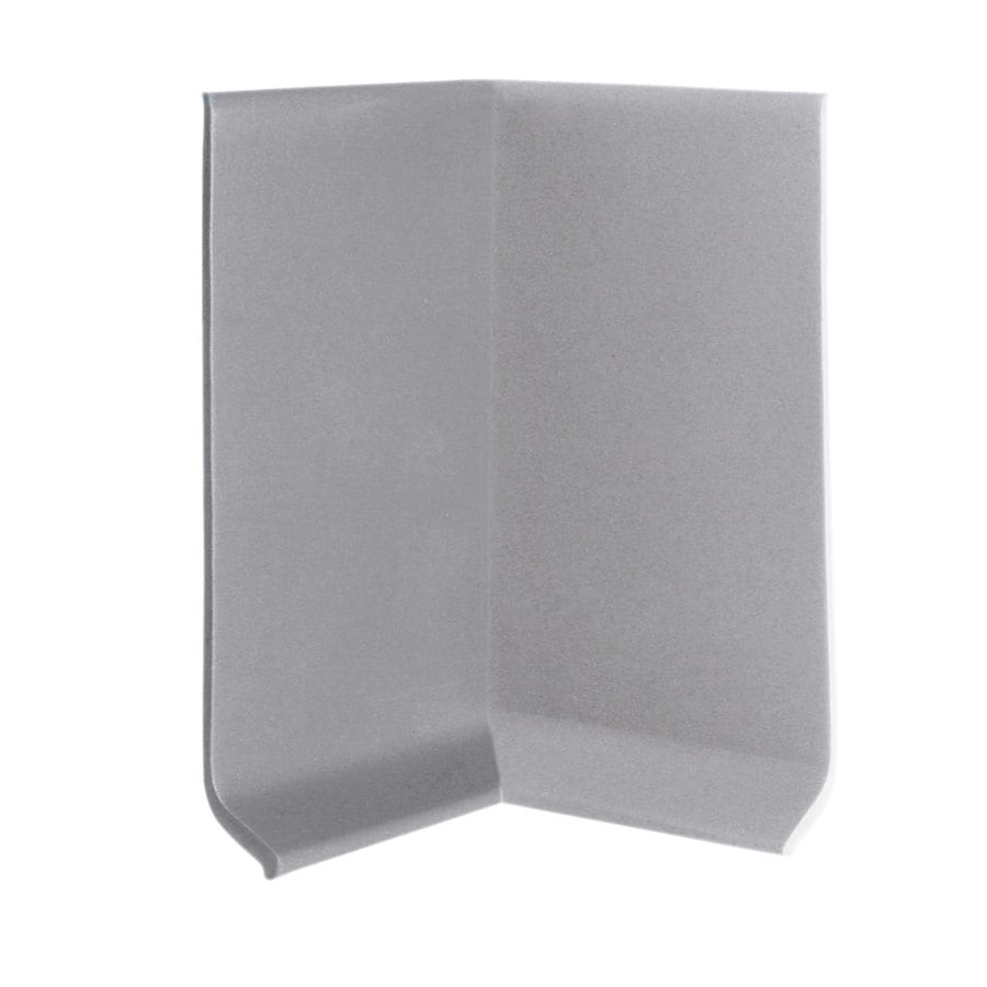 Flexco 30 Pack 4 In W X 0 25 Ft L Gray Vinyl Inside Corner Wall Base Flexco 30 Pack 4 In W X 0 25 Ft L Gray Vinyl Inside Corner Wall Base