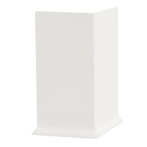 FLEXCO 30Pack 4in W x 0.25ft L Arctic White Vinyl Outside Corner Wall Base at