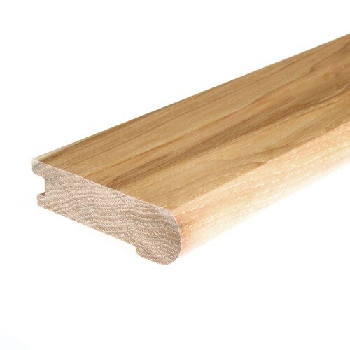 Flexco Solid Wood Stair Nose 2 75 In X 78 In Country Natural Prefinished Hickory Stair Nosing In The Stair Nosing Department At Lowes Com