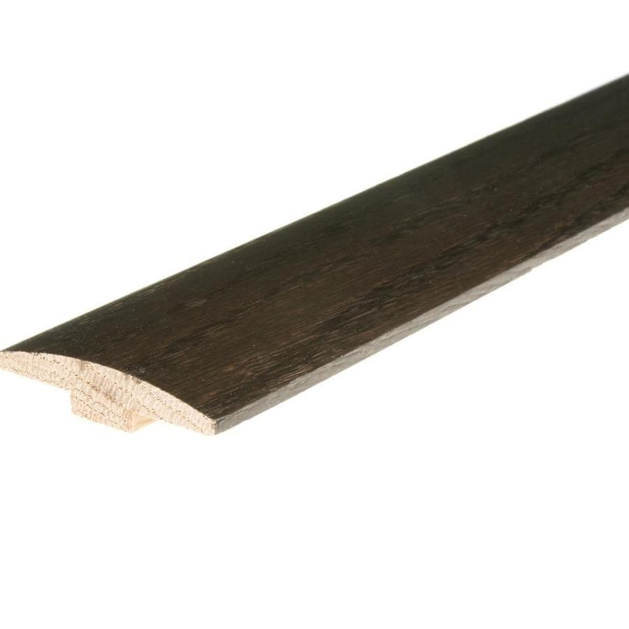 Flexco 2in x 78in Barrel Solid Wood Floor TMoulding in the Floor