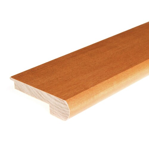 FLEXCO Solid Wood Stair Nose 2.75in x 78in Cinnamon Prefinished Maple