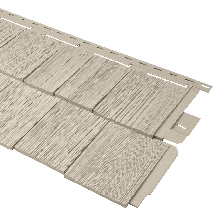 Shop Durabuilt 7Pack Scallop Woodgrain Vinyl Siding Panels 20.3in x