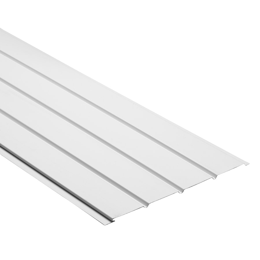 Durabuilt 16in x 144in 140 White Aluminum Solid Soffit at