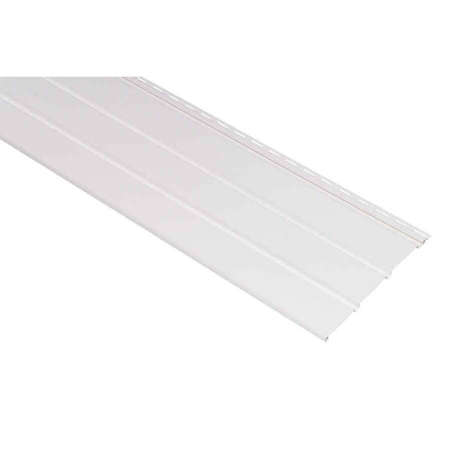 Durabuilt 12-in x 144-in White Aluminum Solid Soffit at Lowes.com