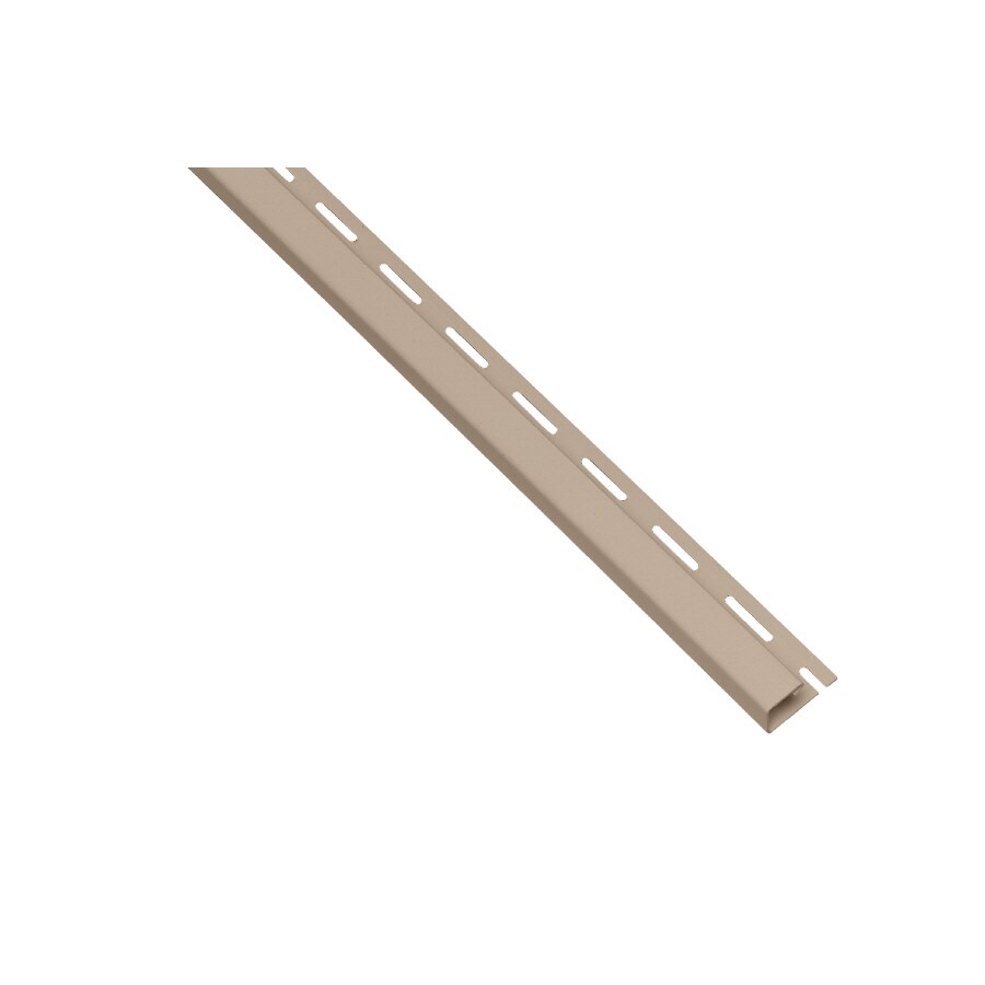 Georgia-Pacific 36585856 5/8-in x 12-ft 6-in Wicker Vinyl Siding J Channel