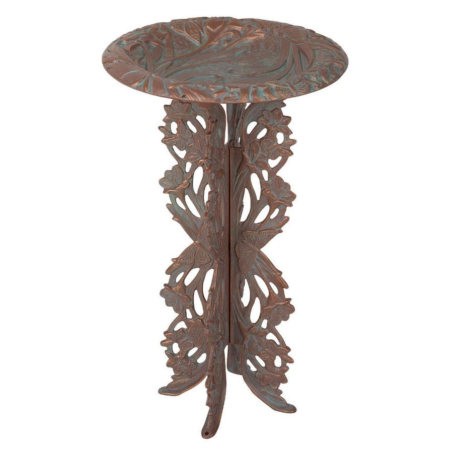 Whitehall 23-in H Metal Complete Birdbath