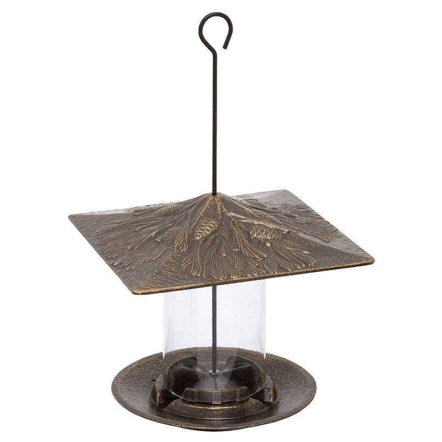 Whitehall French Bronze Metal Tube Bird Feeder at