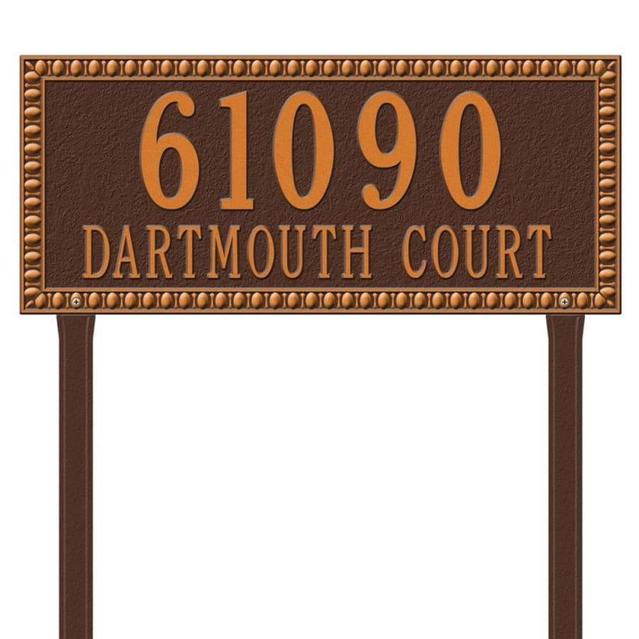 Whitehall 27in H x 27in W Aluminum Address Plaque at