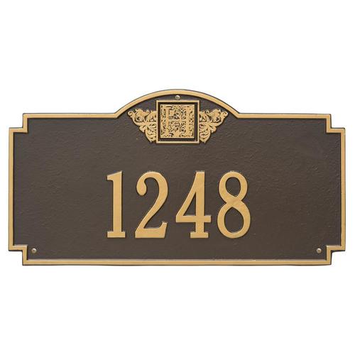 Whitehall Aluminum Address Plaque in the Outdoor Plaques department at