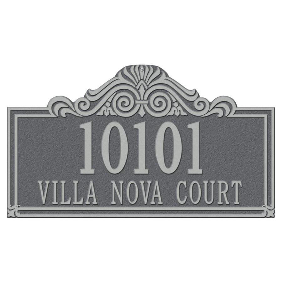 Whitehall Pewter Aluminum Address Plaque at