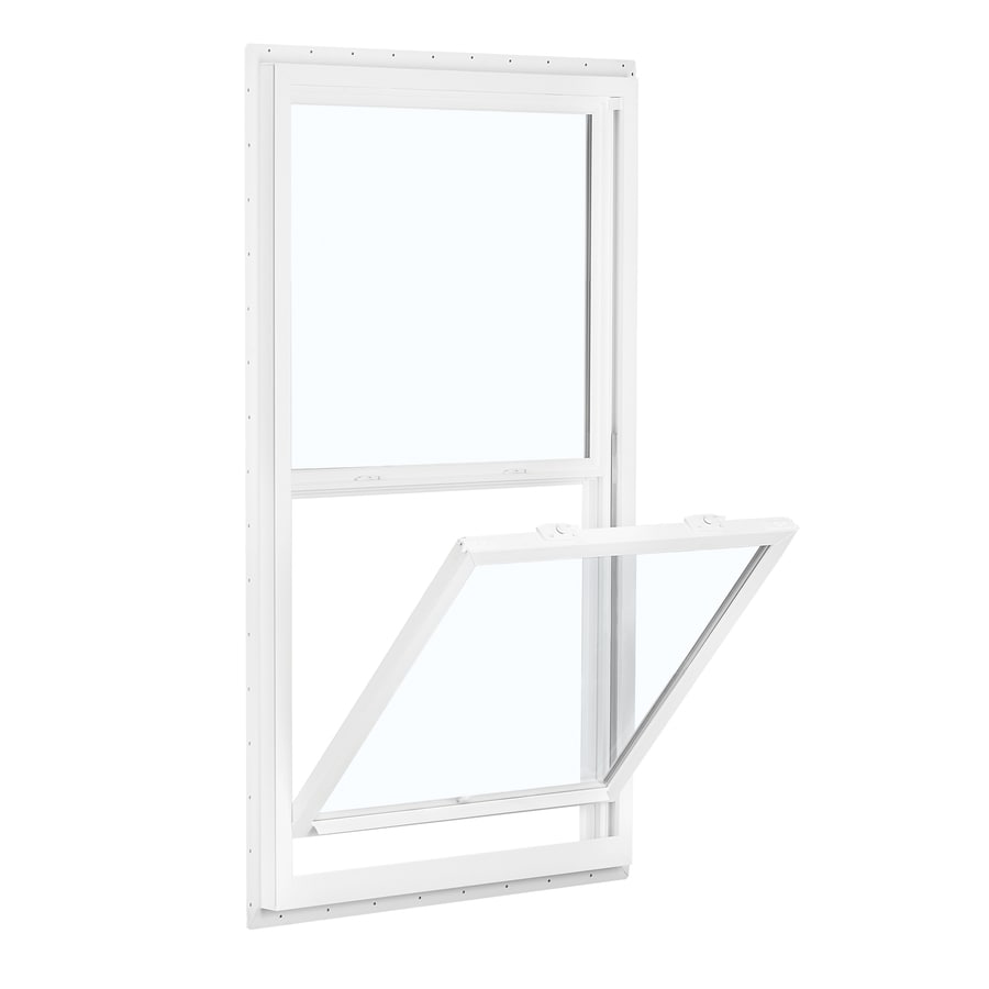 ReliaBilt 150 Vinyl New Construction White Exterior Single Hung Window (Rough Opening: 32-in x 60-in; Actual: 31.5-in x 59.5-in)