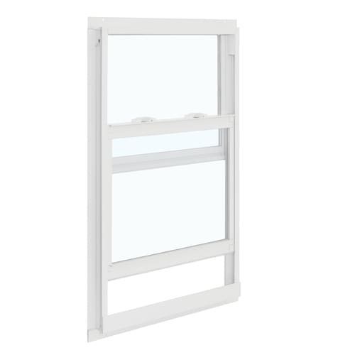 ReliaBilt 85 Aluminum New Construction White Exterior Single Hung ...