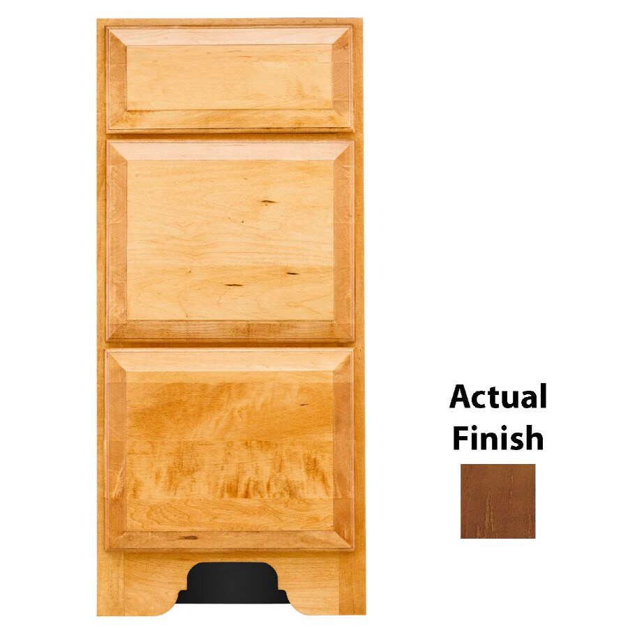 KraftMaid Classic 12-in Cognac Bathroom Vanity Base Cabinet without Top ...