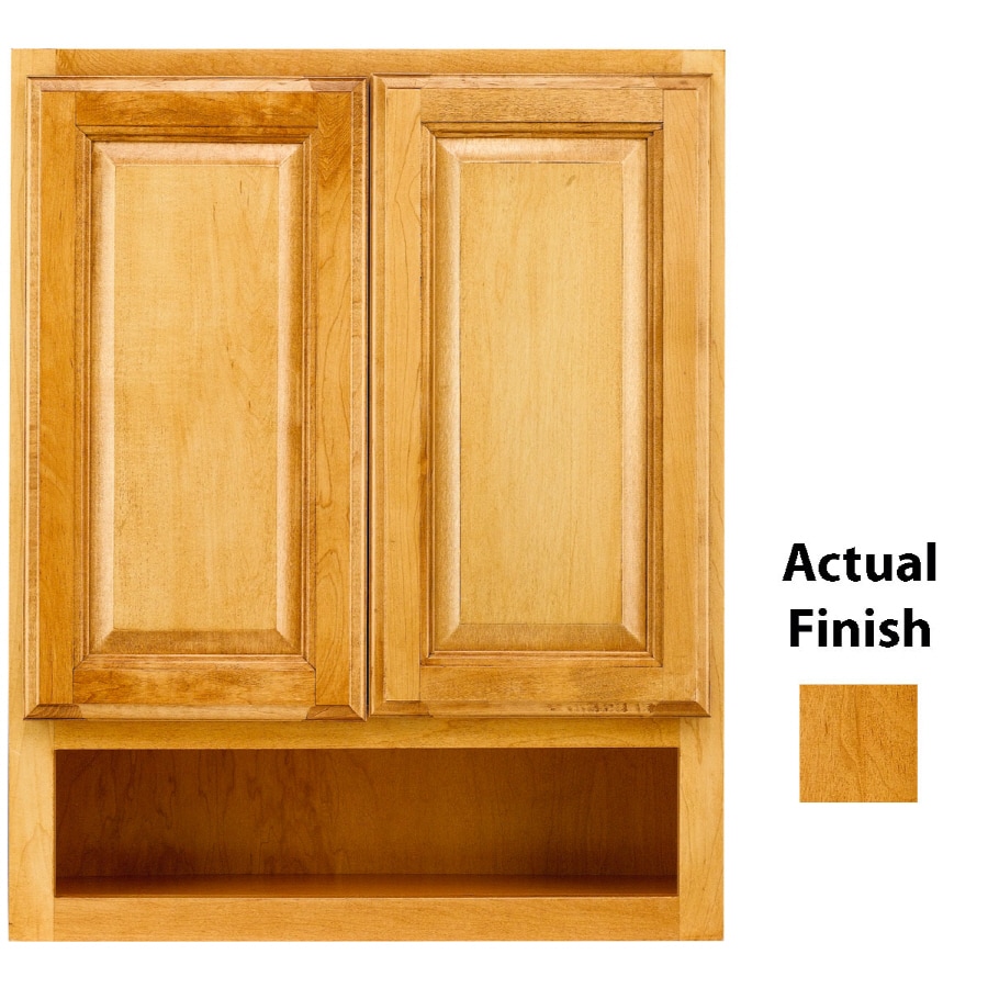 Kraftmaid 24 In W X 30 H 7 D Honey E Bathroom Wall Bathroom Wall Cabinet Product Image 1 Kraftmaid 24 In W X 30 H 7 D Honey